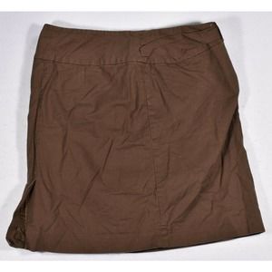 Willi Smith Brown Lined Midi Skirt Size 10